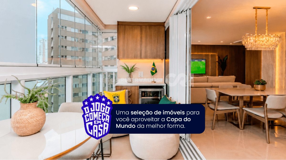 COPA: Apartamento com 3 suítes no Santé Boutique Residence no Bairro Pioneiros em Balneário Camboriú