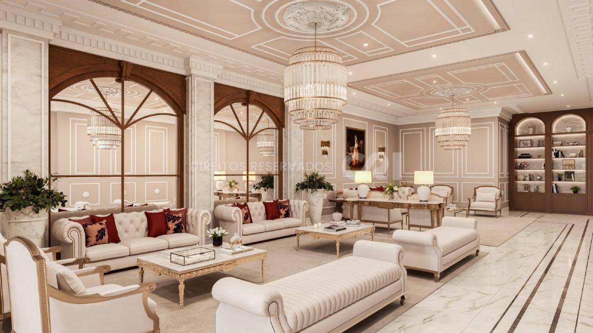 Apartamento com 4 suítes no Edifício Montreux no Centro de Itapema