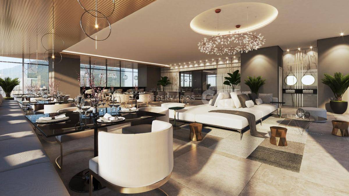 Apartamento com 4 suítes no Shanghai Tower na Meia Praia, Itapema