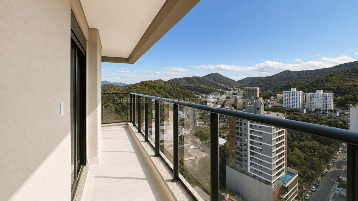 Apartamento com 2 dormitórios com sacada no Sky Brava na Praia Brava em Itajaí
