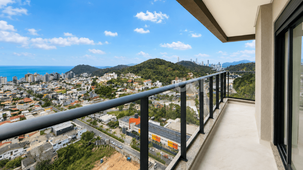 Apartamento vista para o Mar com 3 Suítes no Sky Brava na Praia Brava em Itajaí