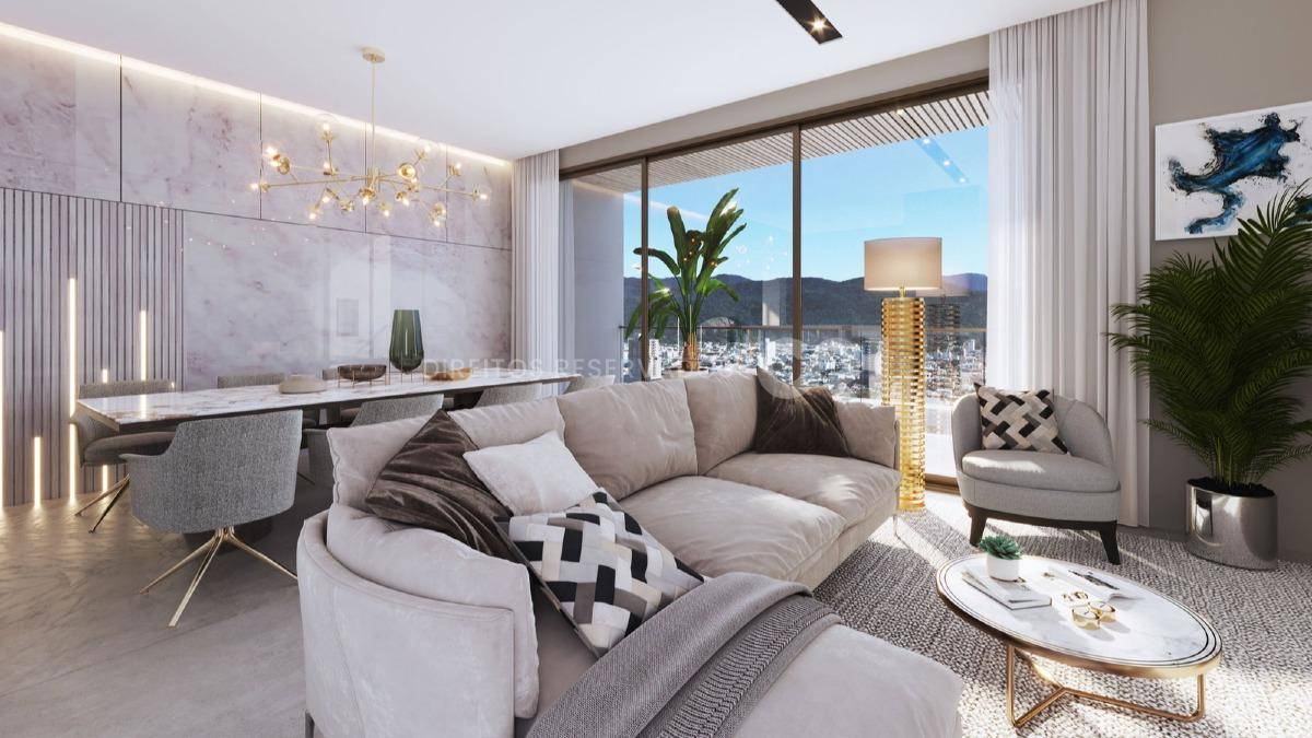 Apartamento com 3 Suítes no Edifício Senses na Meia Praia, Itapema.