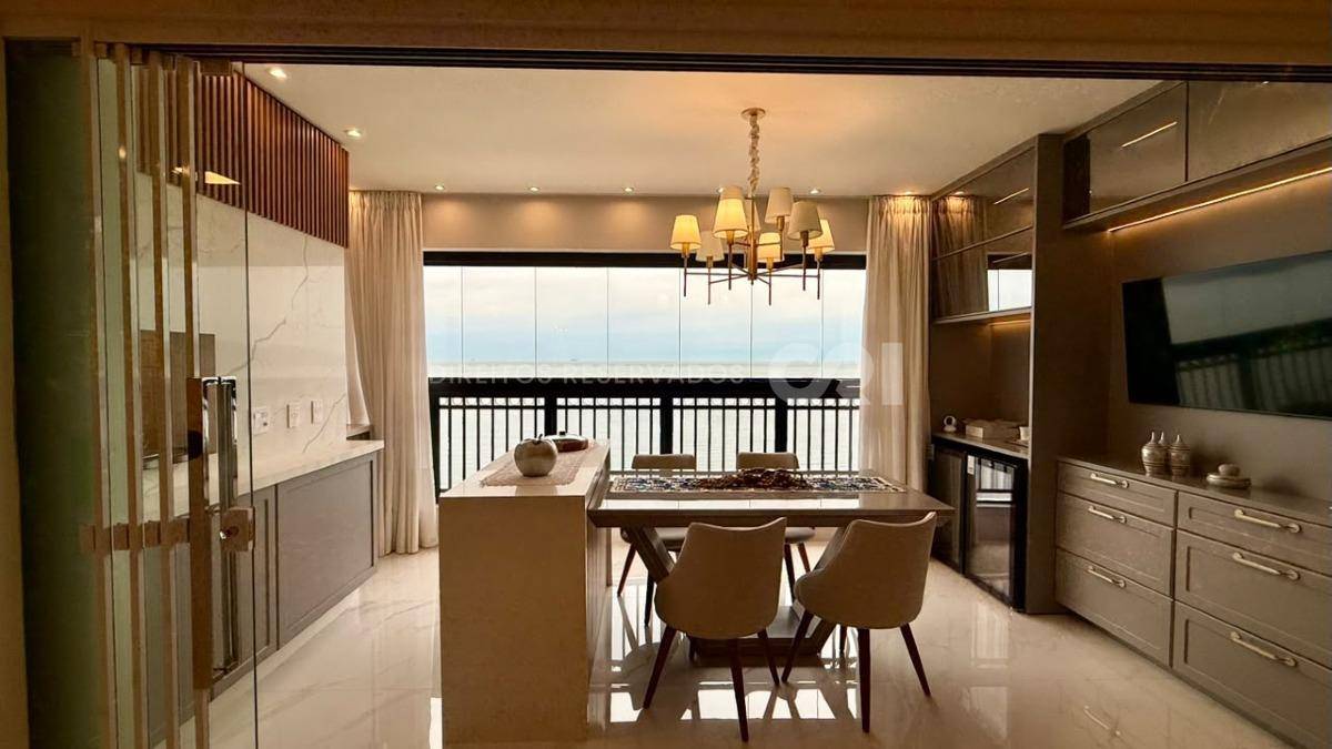 Apartamento frente mar com 4 Suítes no Jardim Europa, Perequê, Porto Belo