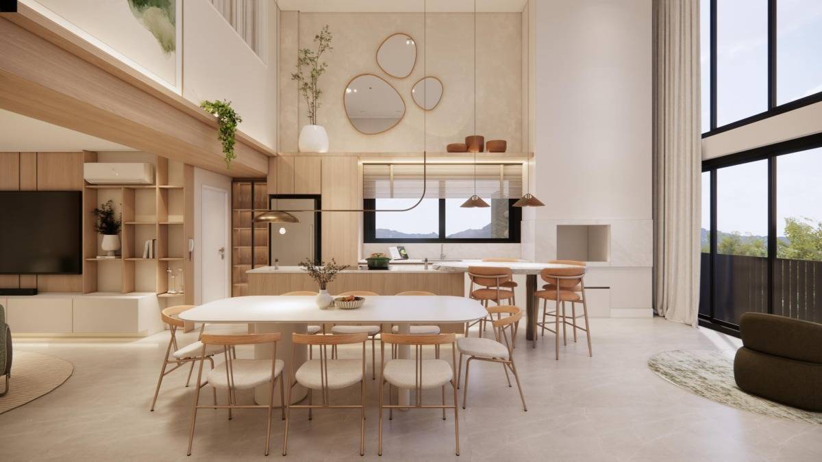 Duplex Mobiliado com 3 Suítes no Vista Jardins no Vivapark em Porto Belo