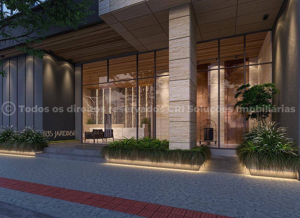 Foto do imóvel Apartamento no Edifício 135 Jardins com 04 suítes vista mar no centro de Balneário Camboriú