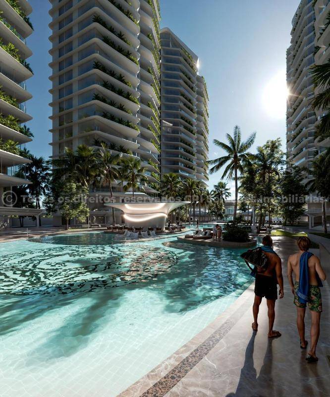 Foto do imóvel Edifício Atmosphere Spa Home Club a 280 metros do mar na Praia Brava em Itajaí.