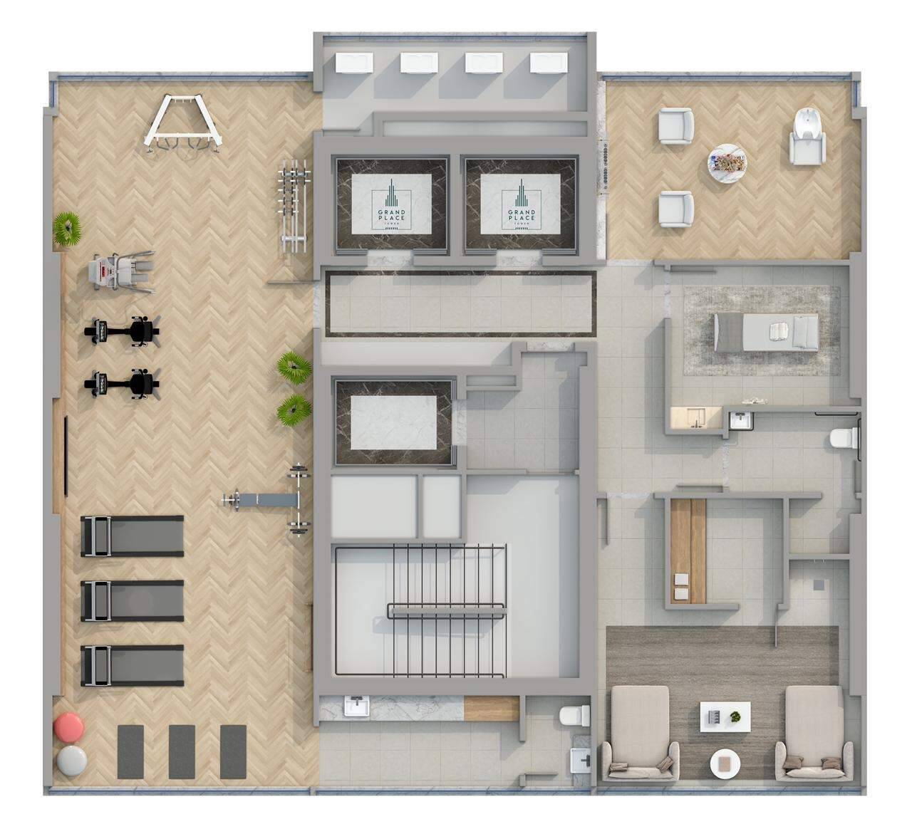Foto do imóvel Apartamento com 04 suítes á venda no Edifício Grand Place em Balneário Camboriú