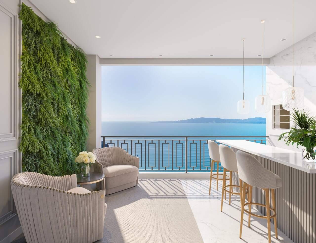 Foto do imóvel Apartamento na Planta com Vista Mar com 04 suítes a venda no Edifício Montreux em Itapema