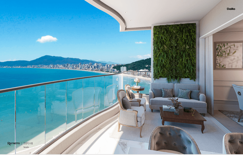 Foto do imóvel Apartamento com 4 Suítes Ristretto Residence no Canto da Praia em Itapema
