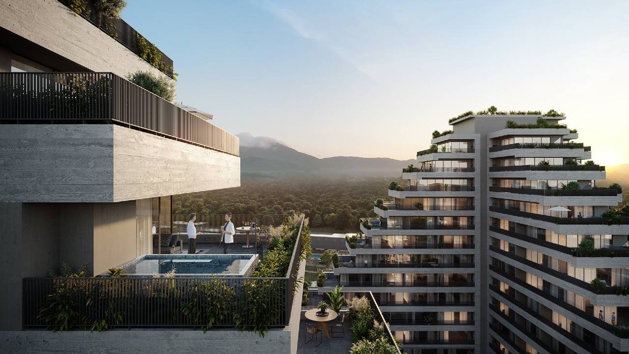 Foto do imóvel Duplex com 1 Suíte e Piscina no Edifício Vértice no Vivapark em Porto Belo