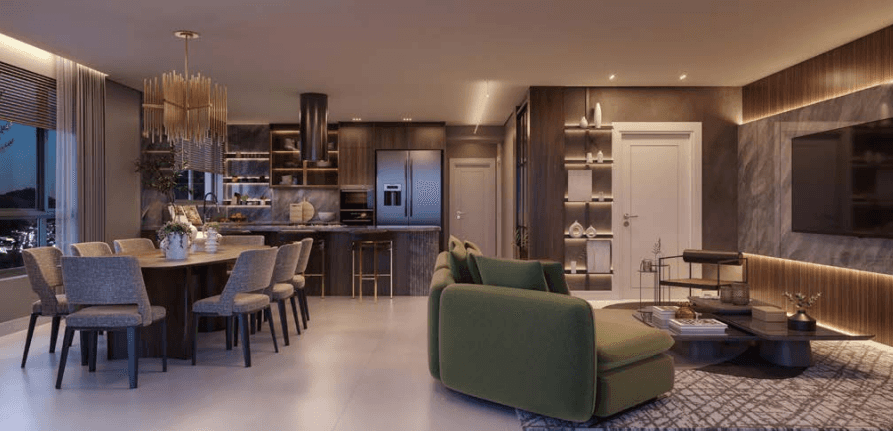 Foto do imóvel Apartamento Frente Mar á venda com 04 suítes no Edifício Hyde em Balneário Camboriú