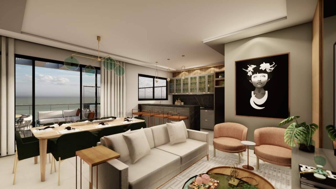 Foto do imóvel Apartamento na planta no Brava Select Praia Brava Itajaí com 2 dormitórios e vista mar